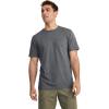 imageJockey Mens Casualwear Made in America Heritage Short Sleeve Pocket TeeSlate Heather