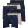 imageJockey Mens Underwear Active Microfiber 5quot Boxer Brief  6 PackNavyQuartzNavy