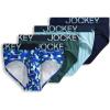 imageJockey Mens Underwear ActiveStretch Brief  4 PackBleachedCamo GeoCactus PineTrue Navy
