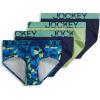 imageJockey Mens Underwear ActiveStretch Brief  4 PackTrue NavySpearmintCrisp GeoTrue Navy