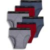 imageJockey Mens Underwear Briefs  Classic Low Rise Design Pack of 6  Authentic Mens Underwear for Comfort and QualityBlack StripeRed AppleBlue Stripe