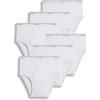 imageJockey Mens Underwear Briefs  Classic Low Rise Design Pack of 6  Authentic Mens Underwear for Comfort and QualityWhite