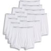 imageJockey Mens Underwear Classic 5quot Boxer Brief  12 PackWhite