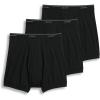 imageJockey Mens Underwear Classic 5quot Boxer Brief  3 PackBlack