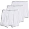 imageJockey Mens Underwear Classic 5quot Boxer Brief  3 PackWhite
