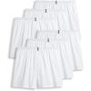 imageJockey Mens Underwear Classics Full Cut 5quot Boxer  6 PackWhite