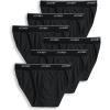 imageJockey Mens Underwear Mens Elance String Bikini  6 PackBlack