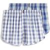 imageJockey Mens Underwear Tapered 5quot Boxer  2 PackPredictably PlaidFrantic Plaid