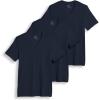 imageJockey TShirts for Men  V Neck Undershirts Cotton Mens TShirts  3 PackJust Past Midnight