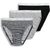 Grey Heather/Simple Stripe/Black