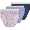 imageJockey Womens Underwear Classic French Cut  3 PackNocturne BlueBaroque BloomsMythos Blue