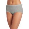 imageJockey Womens Underwear Cotton Stretch BriefGrey Heather