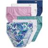 imageJockey Womens Underwear Elance French Cut  6 PackLuscious Blue BloomRain StripeCoveLight RaspberryMarina BlueWhite