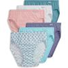 imageJockey Womens Underwear Elance French Cut  6 PackWinter SprigHydrangeaSeaCoral Mist HeatherCoveWhite