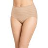 imageJockey Womens Underwear Matte ampamp Shine Seamfree Full Rise BriefLight