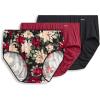Watercolor Poinsettia/Red Pear/Black