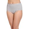 imageJockey Womens Underwear Worry Free Cotton Stretch Heavy Absorbency BriefGrey Heather