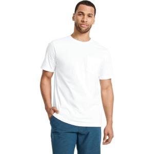 imageJockey Mens Casualwear Made in America Heritage Short Sleeve Pocket TeeDiamond White