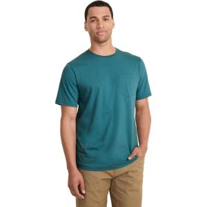imageJockey Mens Casualwear Made in America Heritage Short Sleeve Pocket TeeTeal Slate