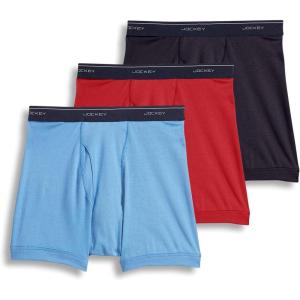imageJockey Mens Underwear Classic 5quot Boxer Brief  3 PackCosmic Mix