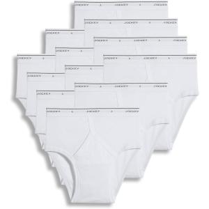 imageJockey Mens Underwear Classic Low Rise Brief  12 PackWhite
