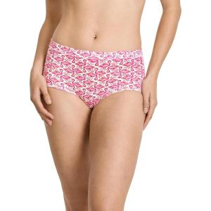imageJockey Womens Underwear Cotton Stretch BriefPink Flamingo Geo