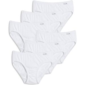 imageJockey Womens Underwear Elance Bikini  6 PackWhite