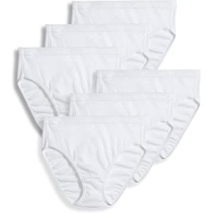 imageJockey Womens Underwear Elance Breathe French Cut  6 PackWhite