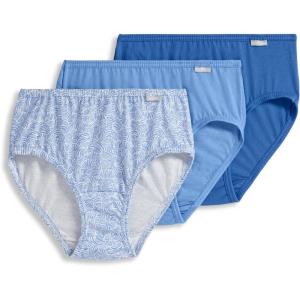 imageJockey Womens Underwear Elance Hipster  3 PackTrue BlueSpiraling ShellsPicasso Blue