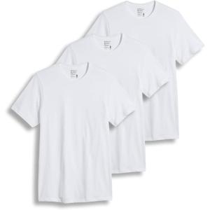 imageJockey TShirts for Men  Crew Neck Undershirts Cotton Mens TShirts  3 PackWhite