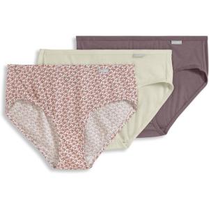 imageJockey Womens Underwear Supersoft Hipster  3 PackPurple Haze Floral WishSandy ShimmerTwilight Sands