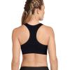 imageJockey Womens Bra Seamfree Mid Impact Sports BraBlack