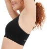 imageJockey Womens Bra Seamfree Mid Impact Sports BraBlack Night