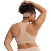 imageJockey Womens Bra Seamfree Mid Impact Sports BraLight Beige