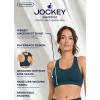 imageJockey Womens Bra Seamfree Mid Impact Sports BraOcean Sky