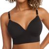 imageJockey Womens Bra Seamfree Smooth TShirt BraletteBlack