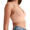 imageJockey Womens Bra Seamfree Smooth TShirt BralettePeach Smoothie
