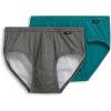 imageJockey Mens Underwear Mens Elance Poco Brief  2 PackSawtooth Grey GeoBayou