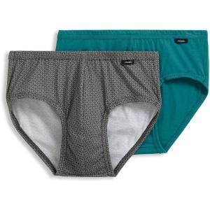 imageJockey Mens Underwear Mens Elance Poco Brief  2 PackSawtooth Grey GeoBayou