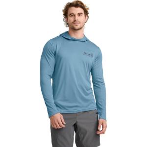 imageJockey Outdoors Mens Casualwear Long Sleeve Hooded Sun ShirtCoastline