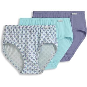 imageJockey Womens Underwear Plus Size Elance Hipster  3 PackSeaWinter SprigHydrangea
