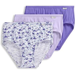 imageJockey Womens Underwear Plus Size Elance Hipster  3 PackSheer LilacUndulating LilacLavender Bud