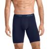 imageJockey Mens Underwear Chafe Proof Pouch Ultra Soft Modal 85quot Long Leg Boxer Brief  3 PackOpulent JadeJockey BlueCove