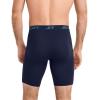 imageJockey Mens Underwear Chafe Proof Pouch Ultra Soft Modal 85quot Long Leg Boxer Brief  3 PackOpulent JadeJockey BlueCove