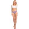 imageJockey Womens Underwear Organic Cotton Stretch Logo Thong  3 PackPurple Haze Dot