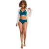 imageJockey Womens Underwear Seamfree Comfort Waist HiCutReally Teal
