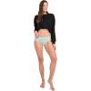 imageJockey Womens Underwear Seamfree HiCutMorning Dew Jacquard