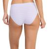 imageJockey Womens Underwear Seamfree HiCutViolet Veil Stripe