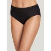 imageJockey Womens Underwear Smooth ampamp Shine Seamfree HipsterBlack