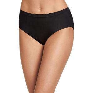 imageJockey Womens Underwear Smooth ampamp Shine Seamfree HipsterBlack